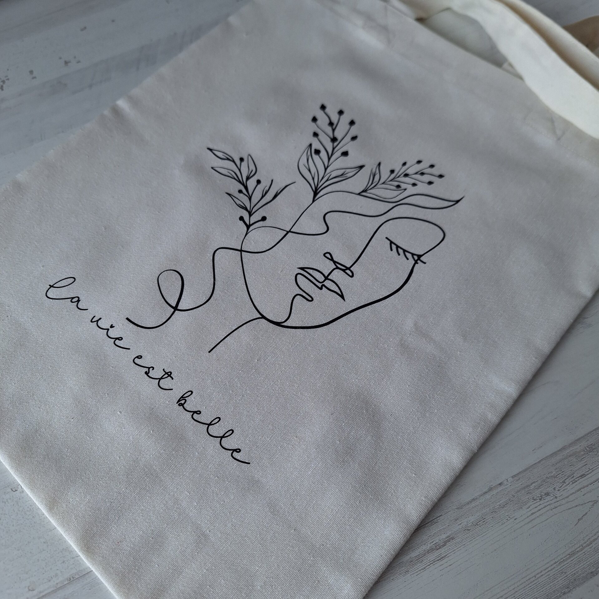 TOTE BAG "LA VIE EST BELLE" - 7
