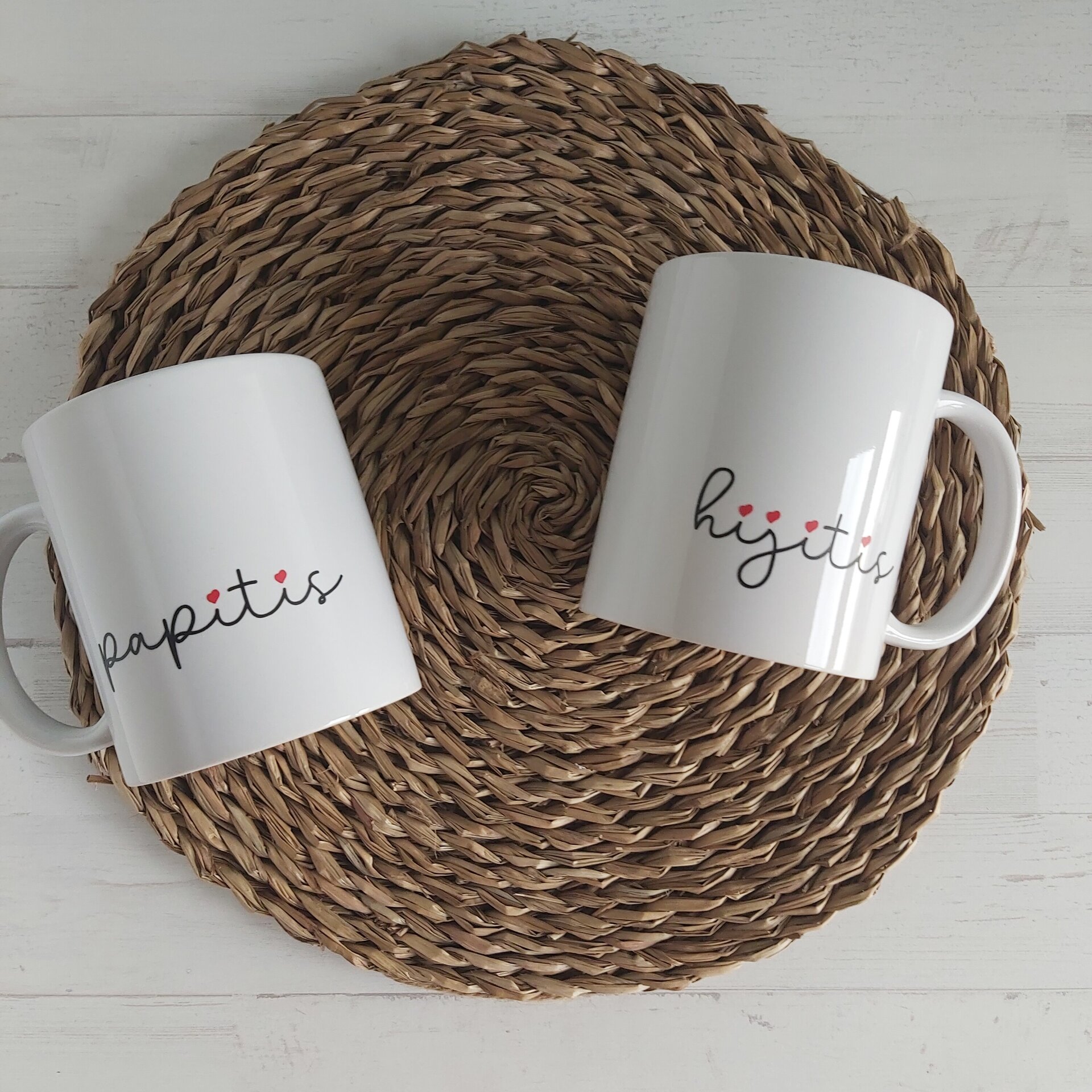 PACK TAZAS PAPITIS E HIJITIS - 3