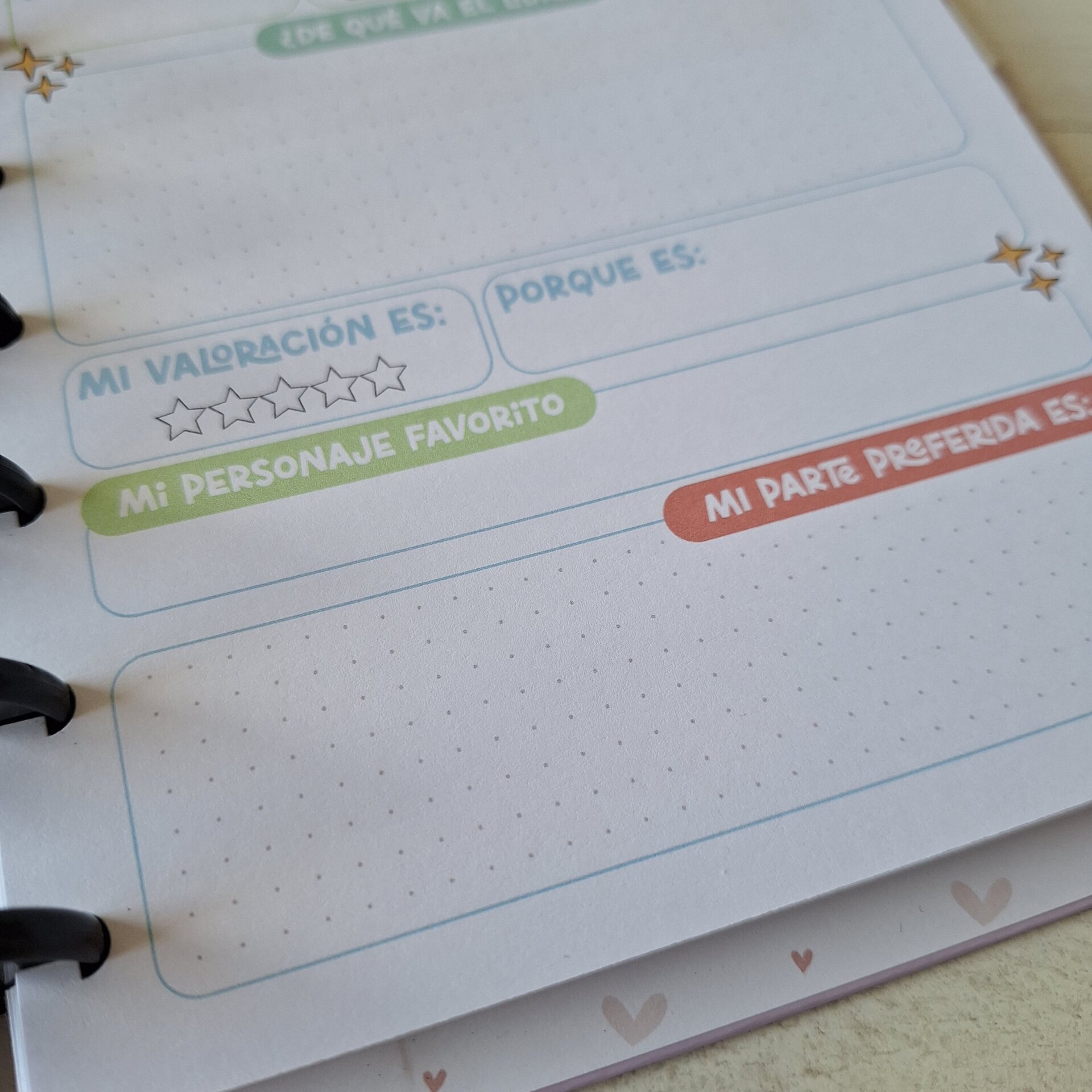DIARIO DE LECTURA INFANTIL - 4