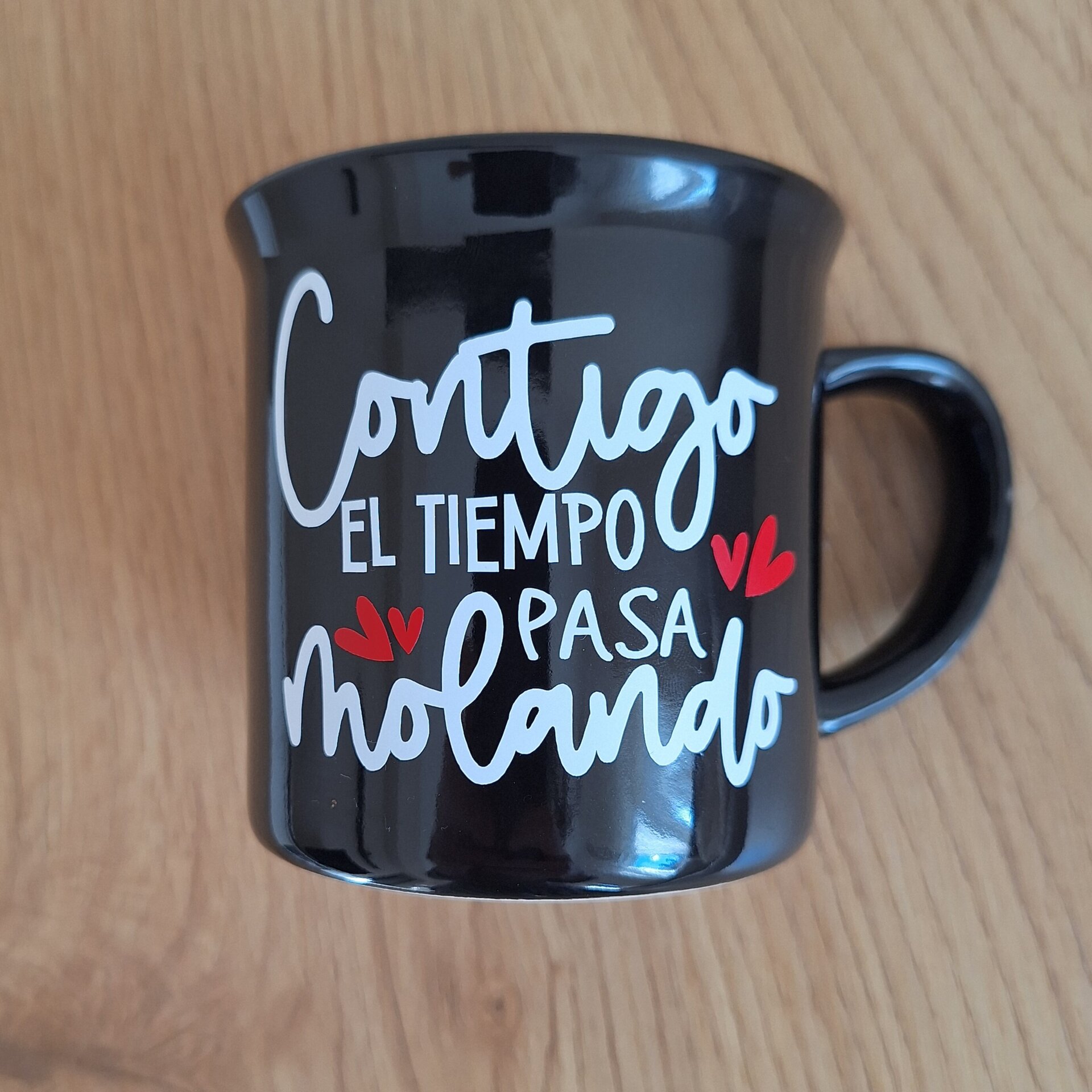 TAZA "CONTIGO EL TIEMPO PASA MOLANDO" - 4