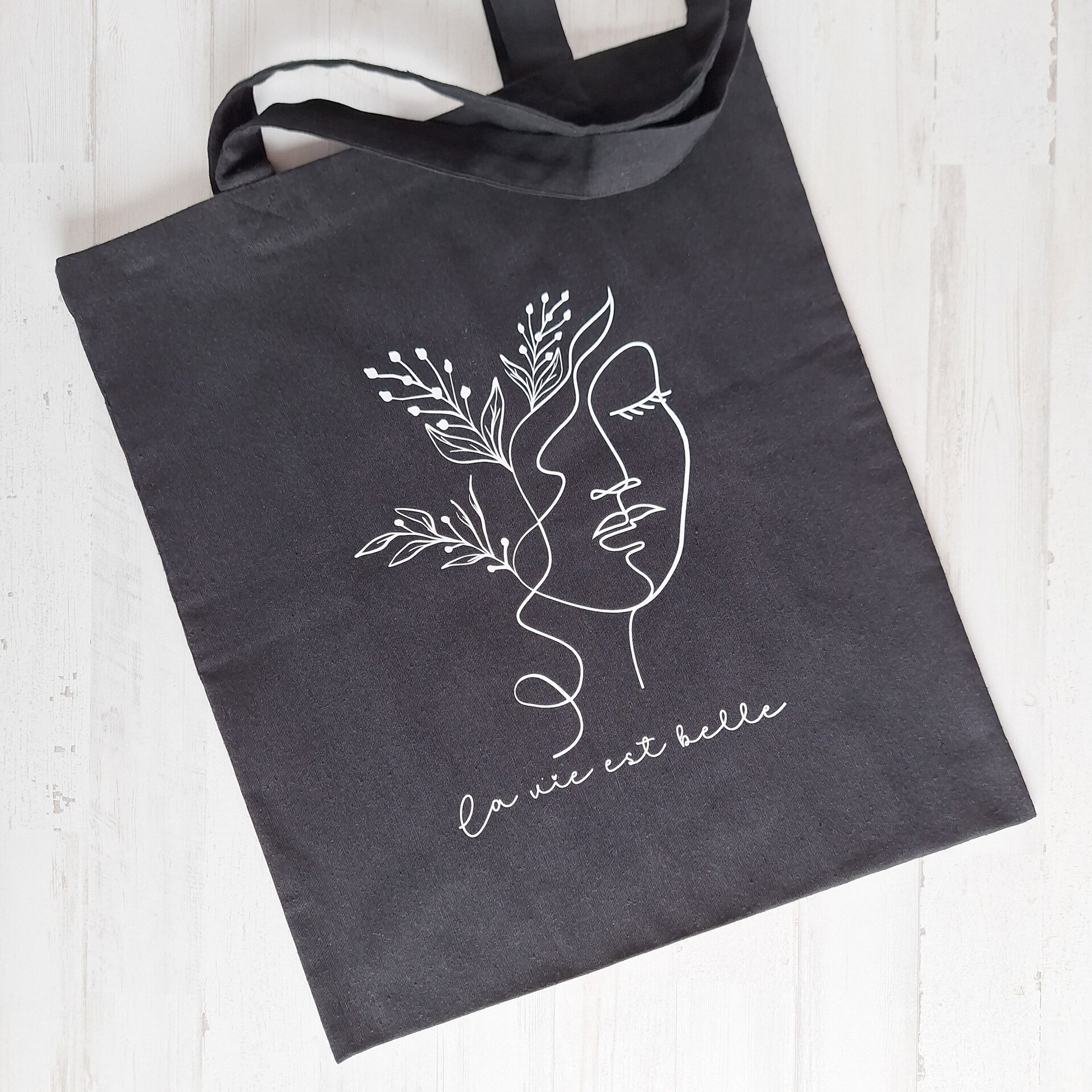 TOTE BAG "LA VIE EST BELLE" - 2