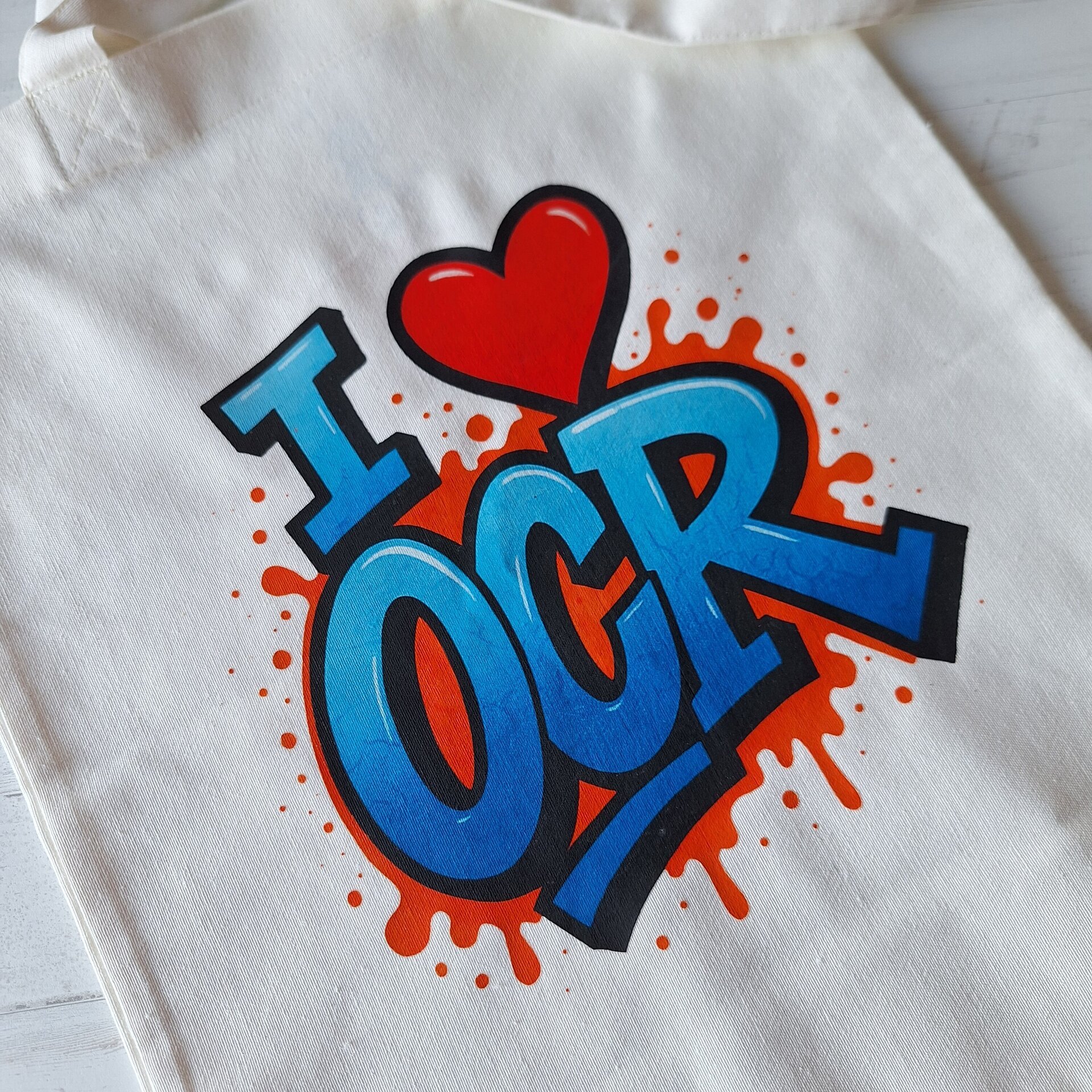 TOTE BAG "I LOVE OCR" - 2