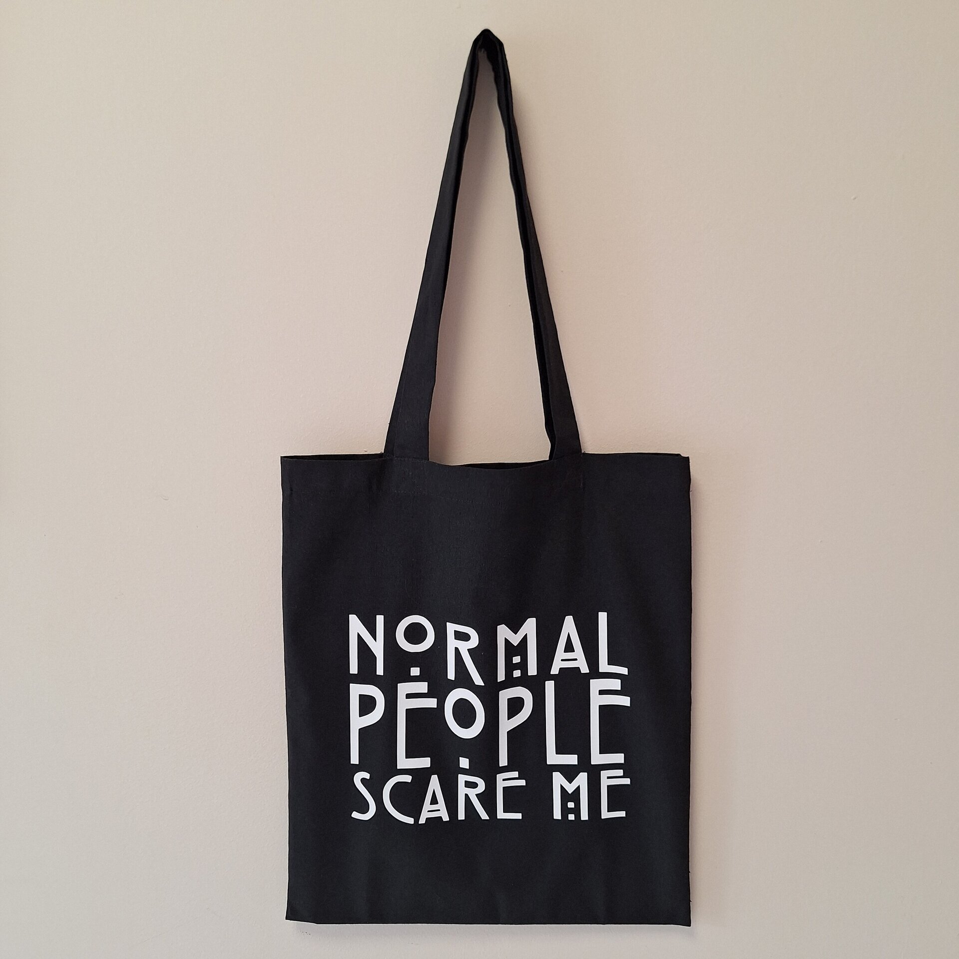 TOTE BAG "NORMAL PEOPLE SCARE ME" - 4