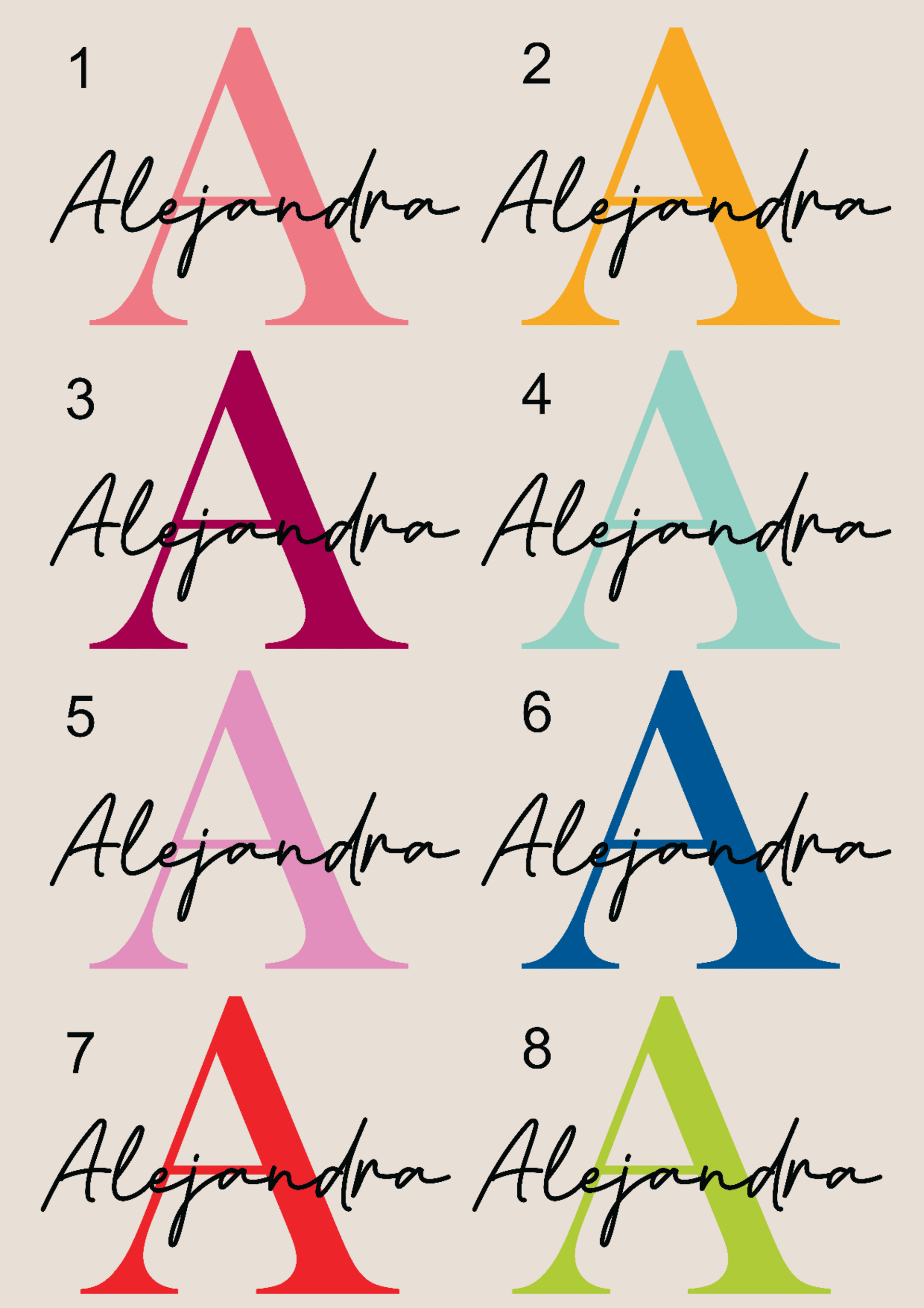 NECESER NOMBRE + INICIAL - 4