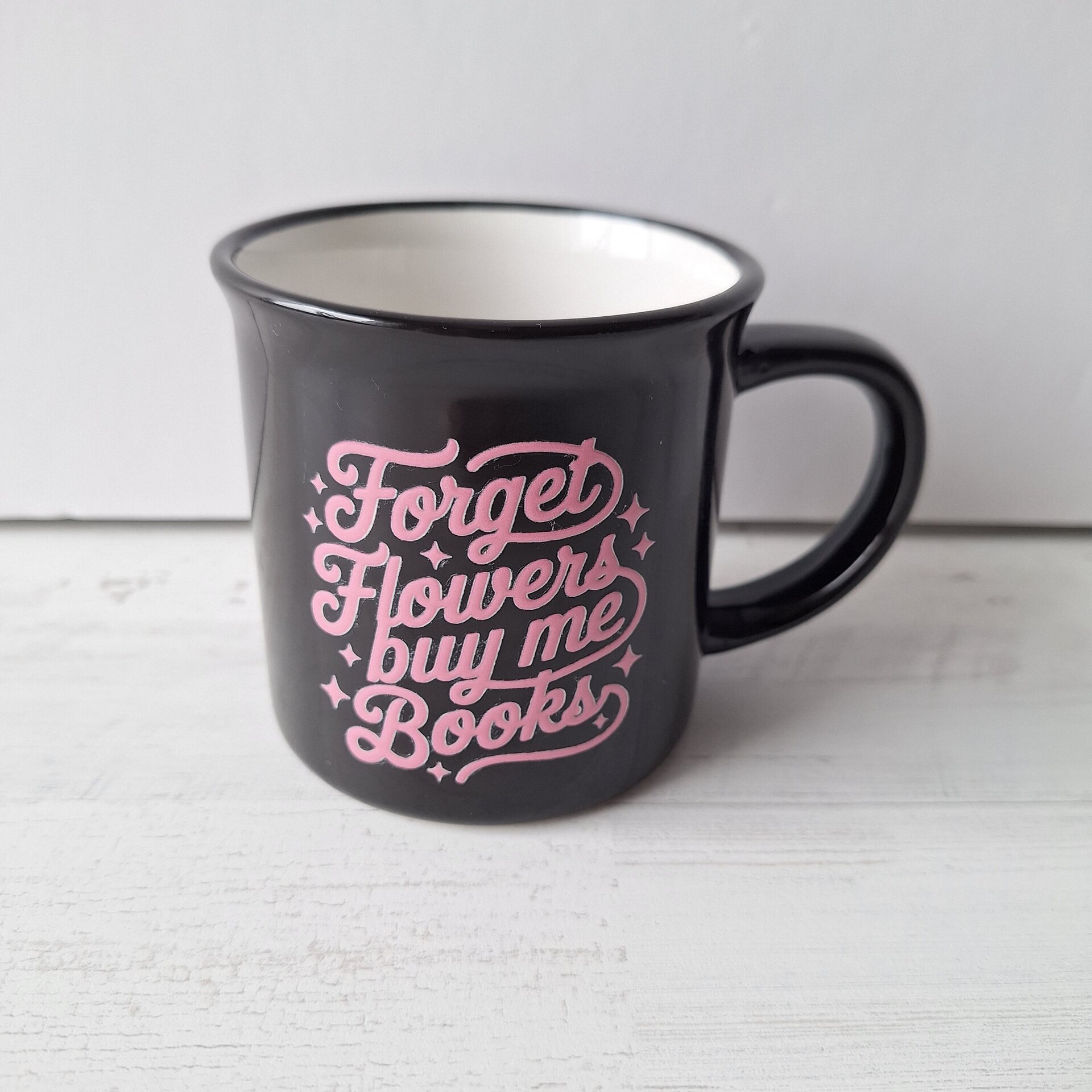 TAZA FORGET FLOWERS BUY ME BOOKS - 3