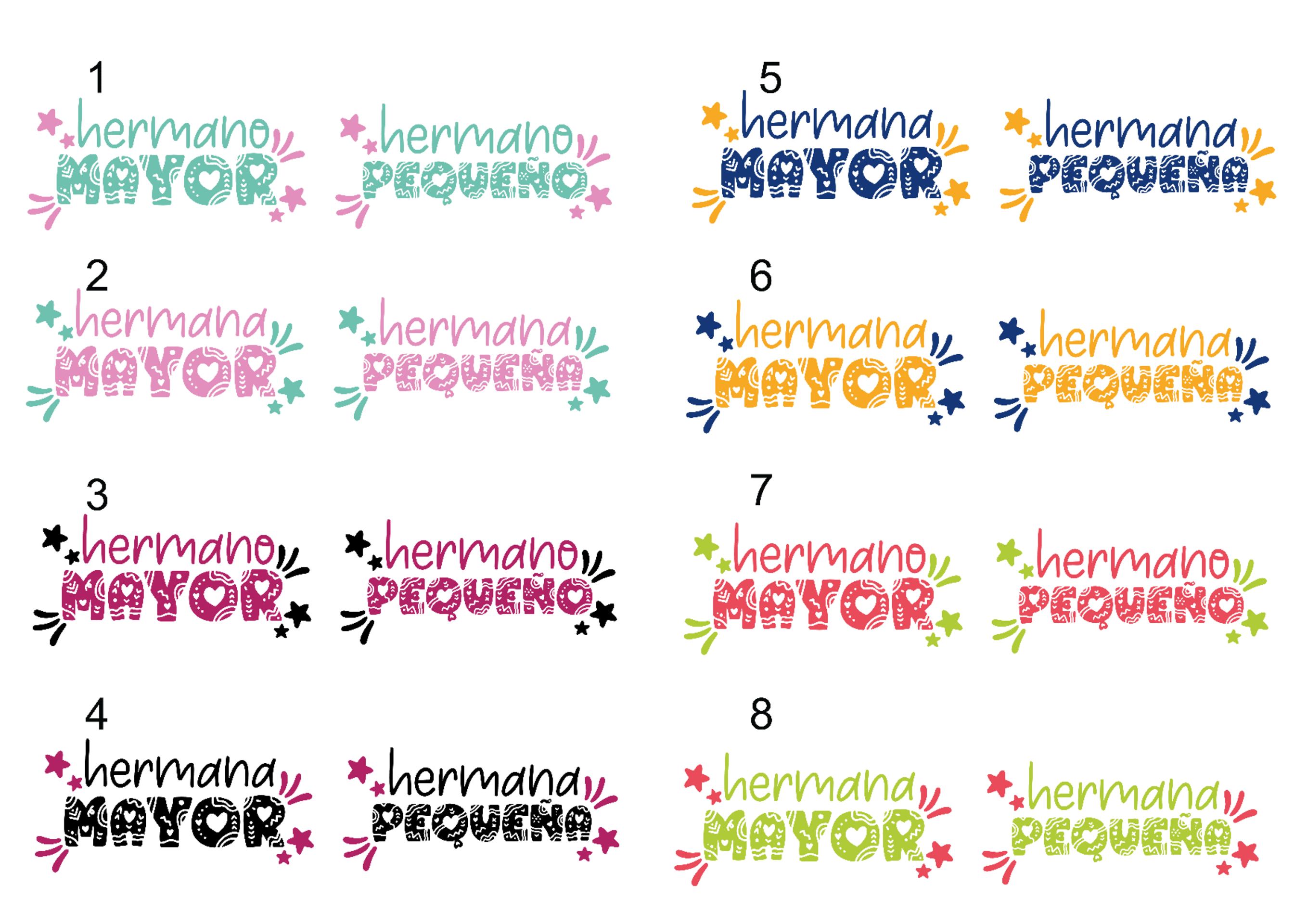 PACK HERMANOS - 6