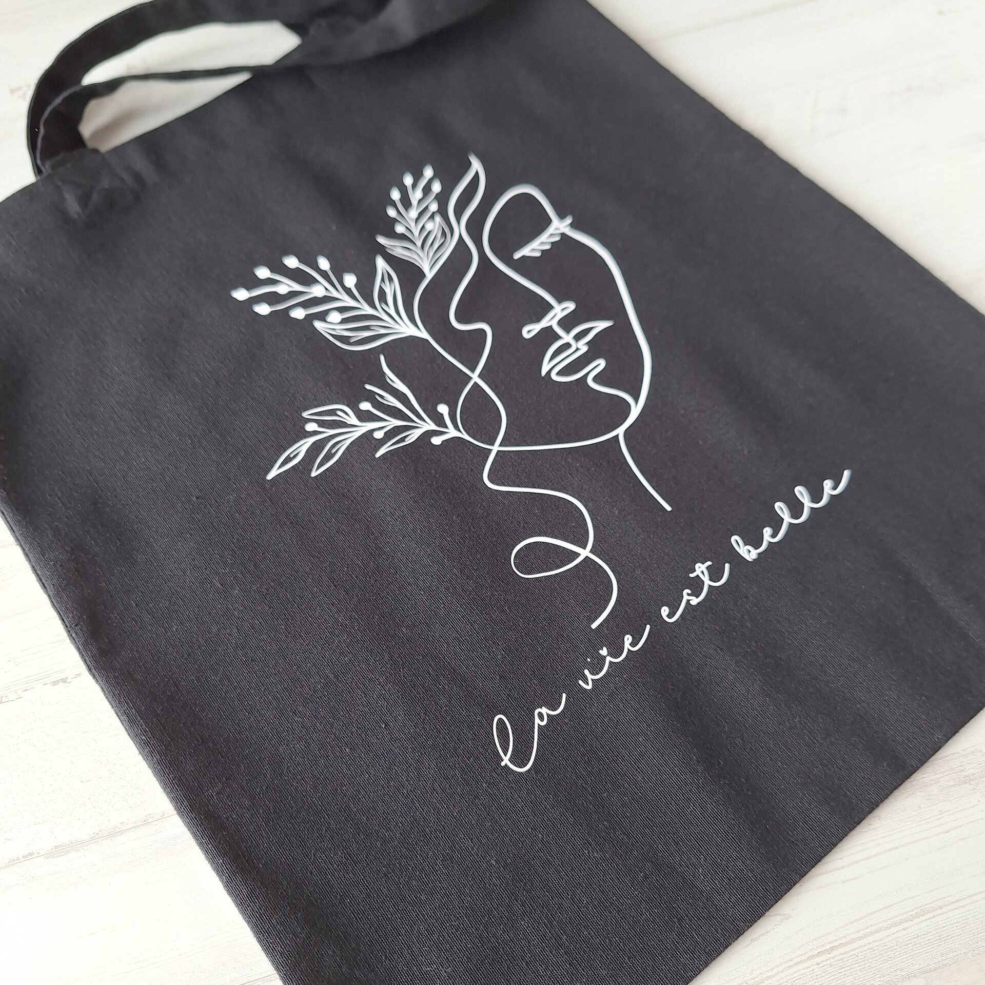TOTE BAG "LA VIE EST BELLE" - 6